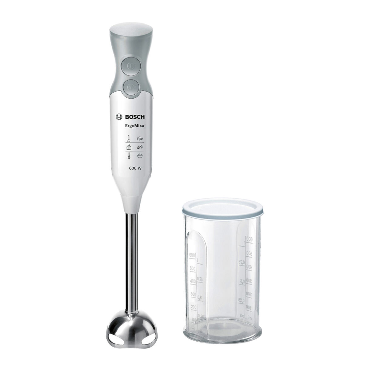 Frullatore ad Immersione BOSCH MSM66110 600W Bianco Grigio 600 W